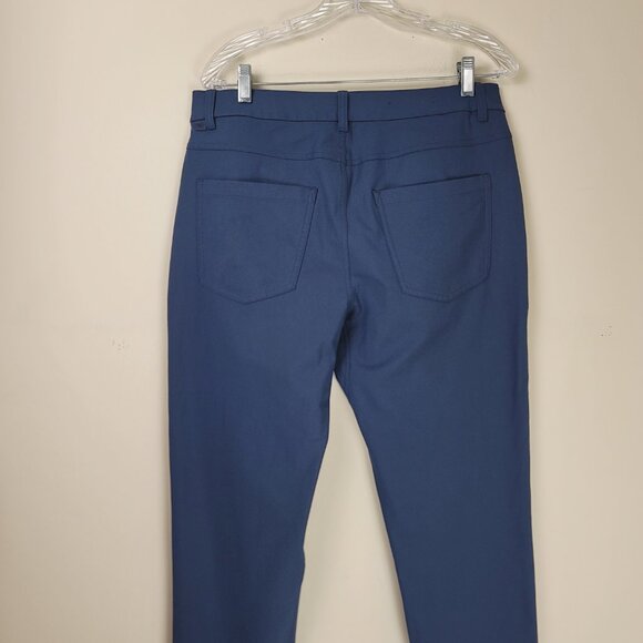 Lululemon ABC Classic Fit 5 Pant Men's Sz 32 Navy 5 Pocket Warpstreme - Picture 7 of 10